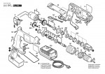 Bosch 0 601 937 5B1 Gsb 12 Ves-2 Cordless Impact Drill 12 V / Eu Spare Parts